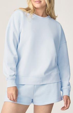 Florence By Mills Cozy Crush Oversize Sweatshirt in Halogen Blue at Nordstrom Rack, Size Xx-Small