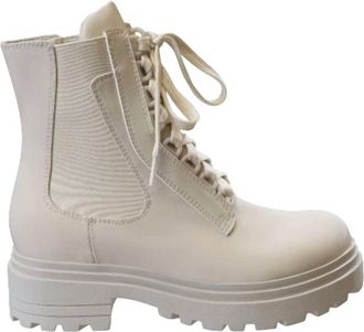 OTBT Womens Commander Hiker-Combat Boots In Khaki
