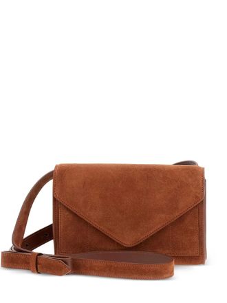 Micoli Intasca suede shoulder bag - women - Calf Leather - One Size - Brown