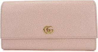 Gucci Tweedehands leren portemonnees - Dames - Vintage Accessoires - Roze - ONE Size - Leer - Vintage