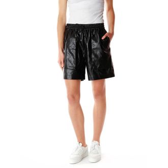 Lala Berlin Faux Leather Shorts - Dames - Korte Broeken - Zwart - M - Leer - Korte Broeken
