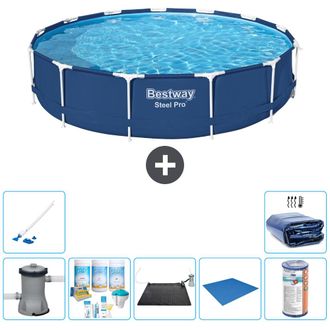 Bestway Piscina Bestway Steel Pro Redonda - 396x84 Cm - 8-piezas S21609