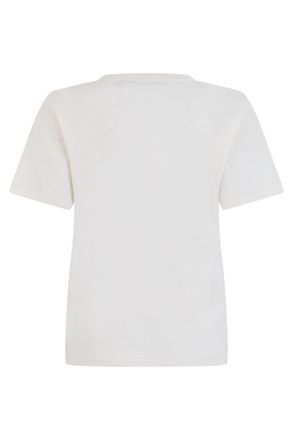 Polo Ralph Lauren Womens Cotton T-Shirt With Teddy Bear Motif Warm White T-Shirts & Jerseys
