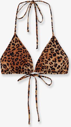 MC2 Saint Barth Top bikini Leah in nylon con motivo animalier - MC2 SAINT BARTH - gender_Woman