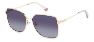 Polaroid Polarized Grey Shaded Square Ladies Sunglasses PLD 4158/G/S/X 0DDB/WJ 58