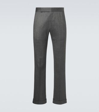 Tom Ford Moulin&eacute; wool twill straight pants