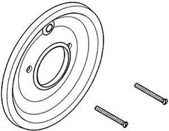 GROHE Rosone placca Miscelatore Vasca Doccia Incasso Europlus 46057000 per 33465000 - Grohe