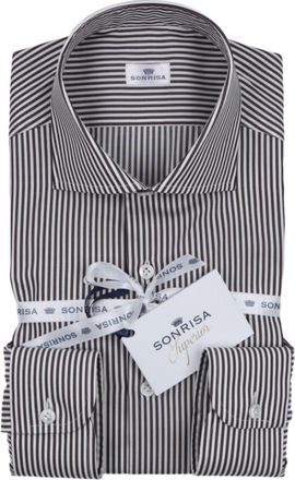 Sonrisa Vertical Striped Long-Sleeve Shirt