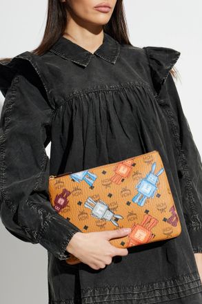 MCM Shoulder Bag Aren, Womens, Brown