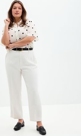 Contemporaine Womens Universal textured crepe dress pant Fit: Semi-slim leg, mid rise