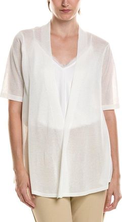 Anne Klein Semi Sheer Short Sleeve Cardigan