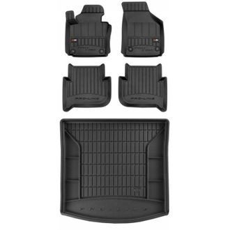 OEM Set Alfombrillas De Goma 3d Vw Touran 1 2003-2010 7 Plazas
