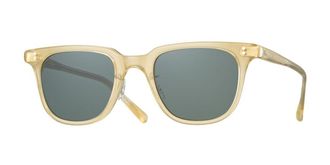 Eyevan 7285 Franz STW Mens Sunglasses Yellow Size 49