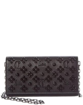 Christian Louboutin Paloma Leather Wallet On Chain