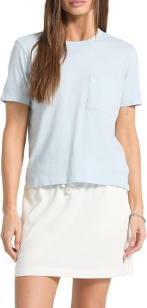 Brixton Carefree Organic Cotton Pocket T-Shirt in Blue Aura at Nordstrom, Size X-Small