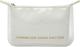 Louis Vuitton Pre-owned Pouch - Dames - Vintage Mini Tas - Wit - ONE Size - Katoen - Vintage
