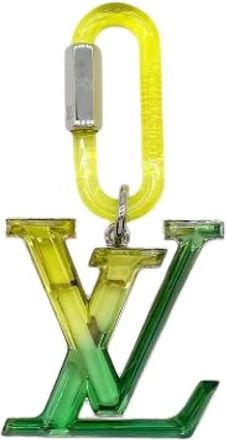 Louis Vuitton Vintage, unisex, Groen, ONE Size, Pre-owned Vintage Sleutelhanger