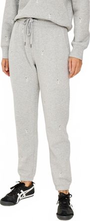 Rails Kingston Sweatpant In Heather Grey Martini Embroidery