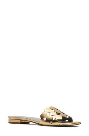 Frances Valentine Heart Slide Sandal in Platino at Nordstrom, Size 6.5