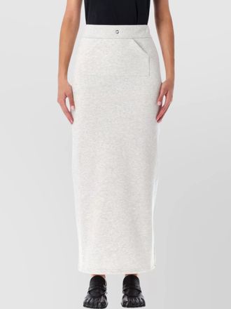 Coperni cotton-blend slim-fit midi skirt