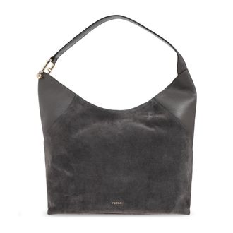 Furla Tote Bags, female, Gray, Size: ONE SIZE Lara L Shopper Bag