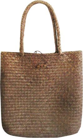 Generic Women Handbag Woven Shoulder Satchel Bag Handbag Shoulder Bag for Women (Coffee, One Size)