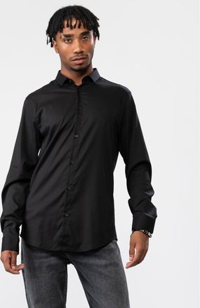 A|X Armani Exchange Heren Langere Mouwen Bi-Stretch Shirt