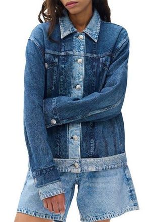 Rag & Bone rb Miramar Terry Trucker Jacket in Dblin at Nordstrom Rack, Size Small