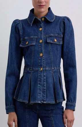 Scalpers Candyseams Shirt in Indigo at Nordstrom, Size X-Small Eu