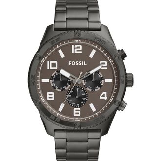 Fossil Mens Brox Manual Three-Hand Watch, 50mm in Smoke at Nordstrom Rack