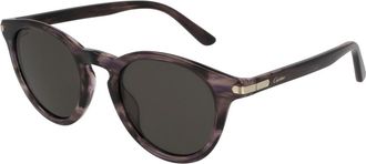 Cartier Grey Phantos Unisex Sunglasses CT0010S 003 48