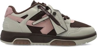 Off-white Slim Out Of Office Sneakers - Dames - Sneakers - Bruin - 39 EU - Leer - Schoenen