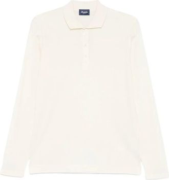 Drumohr Long Sleeve Polo