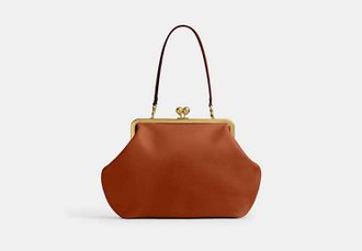 Coach Large Kisslock Frame Bag
