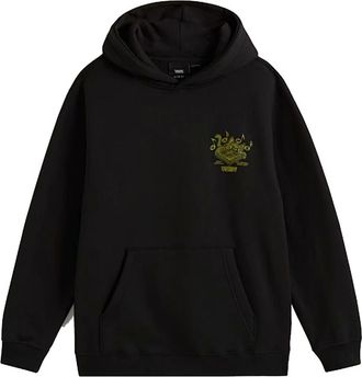 Vans Kids Sweatshirts, male, Black, 14 Y, Scratched Records Hoodie Black