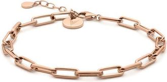 Vincero The Chain Link Bracelet in Rose Gold at Nordstrom