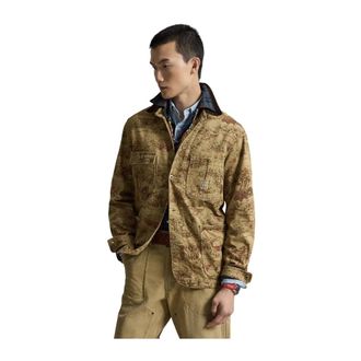 Polo Ralph Lauren Licht Jack - Heren - Zomerjassen - Beige - S - Katoen - Jassen