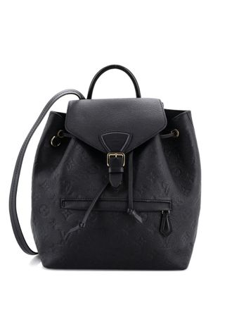 Louis Vuitton Montsouris NM Monogram Empreinte Leather PM backpack - Nero