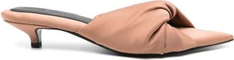 Carven Sandali con design attorcigliato - Marrone