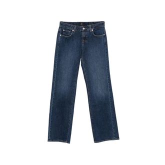 7 For All Mankind Low Straight Jeans