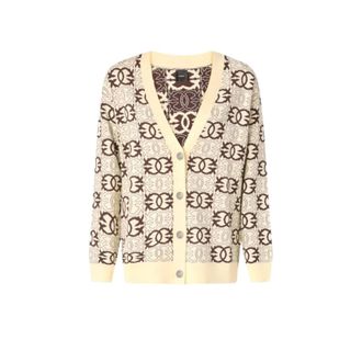 Pinko Pinko - Cardigan - Dames - Truien - Beige - Maat: L