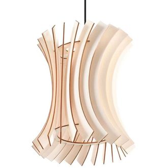 Wonderlamp L&aacute;mpara Colgante Zoin Madera Natural