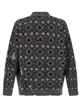 Wales Bonner Cardigan - Navy