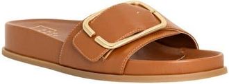 Shushop Delphine Slide Sandal in Camel at Nordstrom, Size 6.5