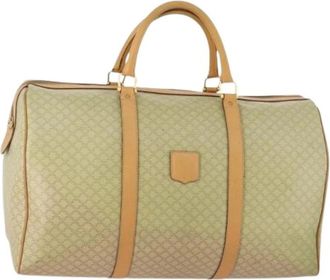 Celine Pre-owned Vintage Boston Tas - Dames - Vintage Weekendtas - Beige - ONE Size - Leer - Vintage