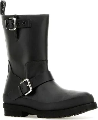 Stella McCartney Womens Black Polyester Ankle Boots