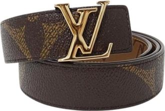 Louis Vuitton Pre-owned Belts, female, Brown, Size: ONE SIZE Pre-owned Fabric Belt