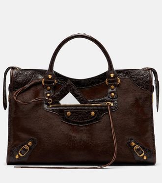 Balenciaga Borsa a mano Le City Medium in cavallino