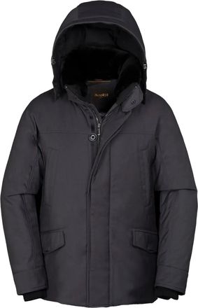 Moorer Sisto-Pum hooded jacket - Grey