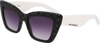 Karl Lagerfeld KL6158S 006 Womens Sunglasses Black Size 54